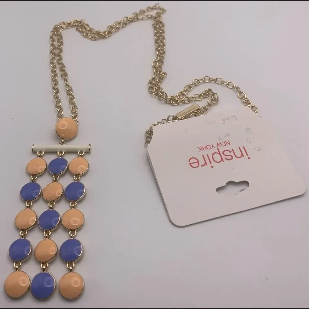 inspire NEW YORK Pendant Necklace 32" - Picture 4 of 7